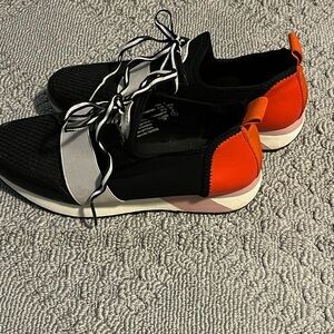 Brash | Black and Red Women's Sneakers | Size 7